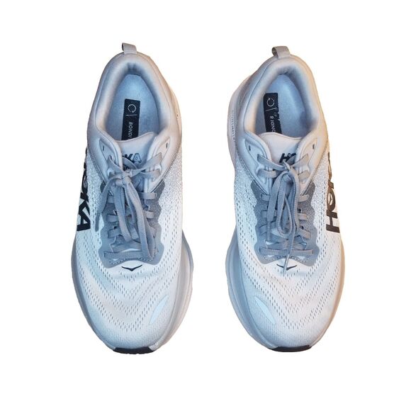Hoka Bondi 8 Men\'s Size 10 Gray Sharkskin Running Shoes Sneakers 1123202SHMS main image 5